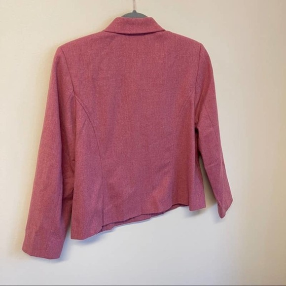 𝅺PENDLETON Pink Button Front Blazer Wool Jacket 10P - Picture 8 of 8